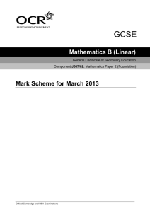 Mark scheme - Unit J567/02 - Paper 2