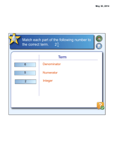 Match each part of the following number to the correct term. 2 Term
