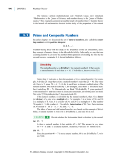Prime numbers homework help