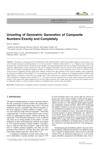 Unveiling of Geometric Generation of Composite Numbers ̀Exactly