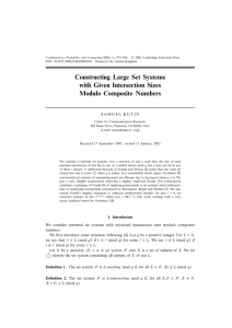 Constructing large set systems with restricted intersections modulo