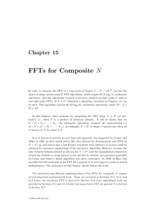 Chapter 15: FFTs for Composite N