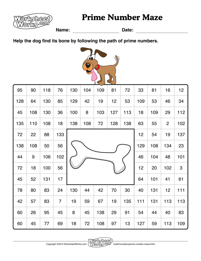 Prime And Composite Numbers Worksheet Year 6