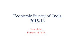 Economic Survey of India, 2016
