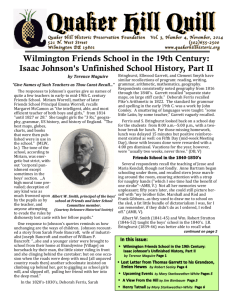 to view newsletter (PDF file) - Quaker Hill Historic Preservation