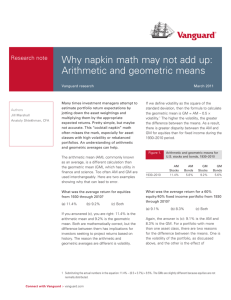 Why napkin math may not add up: Arithmetic and