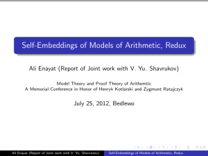 Self-Embeddings of Models of Arithmetic, Redux