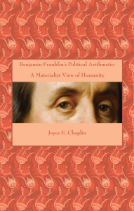 Benjamin Franklin`s Political Arithmetic