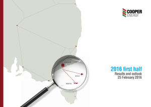 2016 Half Year Investor Presentation 25 Feb 2016