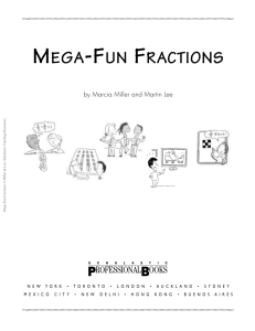 Mega-Fun Fractions - The Mathematics Shed