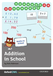 Addition - Severnbanks Primary School