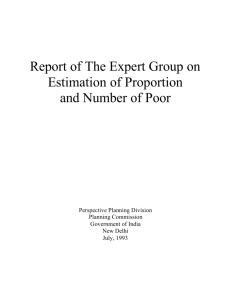 Report of The Expert Group on Estimation of Proportion and Number