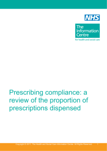 Prescribing compliance: a review of the proportion of prescriptions