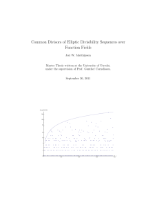 Common Divisors of Elliptic Divisibility Sequences over Function