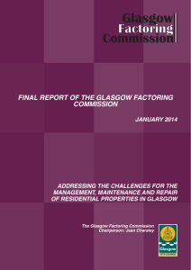 final report of the glasgow factoring commission