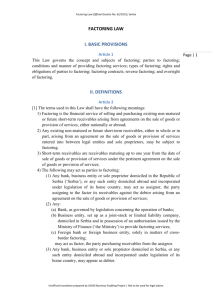 factoring law i. basic provisions ii. definitions