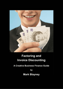 Factoring and Invoice Discounting