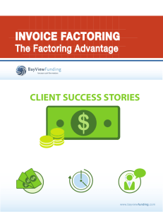 invoice factoring - Bay View Funding