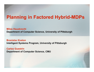 Planning in Factored Hybrid-MDPs