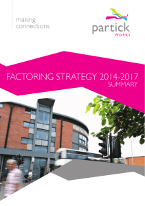 Factoring Strategy - Partick Housing Association