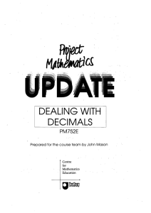 Dealing with Decimals PM752E.TIF