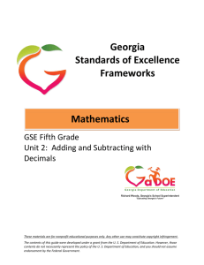 5th-Math-Unit-2 - GeorgiaStandards.Org