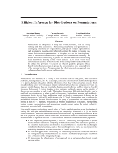 Efficient Inference for Distributions on Permutations