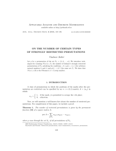 On the number of certain types of strongly restricted permutations