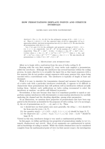 HOW PERMUTATIONS DISPLACE POINTS AND STRETCH