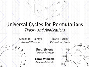 Universal Cycles for Permutations Theory and Applications