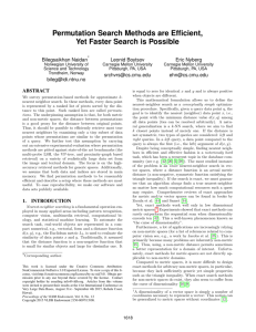 Permutation Search Methods are Efficient, Yet Faster Search is