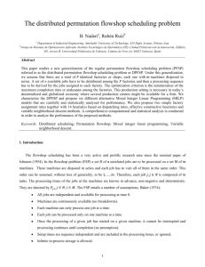 The distributed permutation flowshop scheduling problem