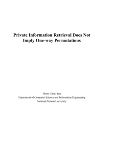 Private Information Retrieval Does Not Imply One