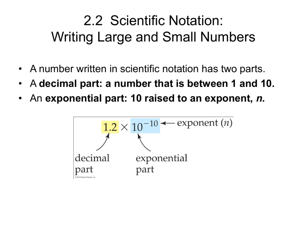 17.17 Scientific Notation: Writing Large and Small Numbers
