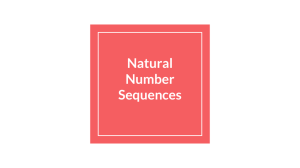 Natural Number Sequences