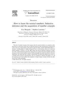 How to learn the natural numbers: Inductive inference