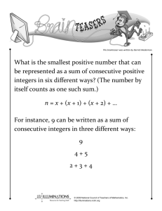 What is the smallest positive number that can be represented as a