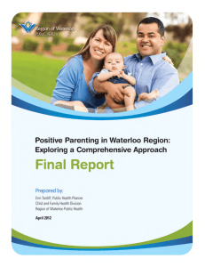 Positive Parenting in Waterloo Region