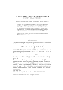 Invariants of Hypersurface Singularities in Positive Characteristic