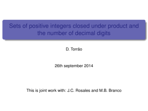 Sets of positive integers closed under product and the number of