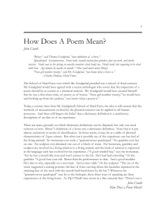 John Ciardi: “How Does a Poem Mean?”