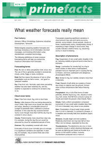 What weather forecasts really mean