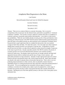 Asiaphoria Meet Regression to the Mean