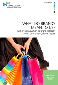 What Do Brands Mean To Us? - Haaga