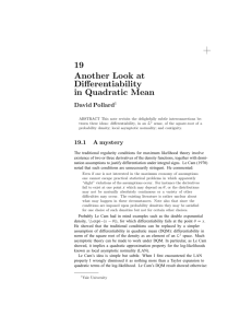 19 Another Look at Differentiability in Quadratic Mean