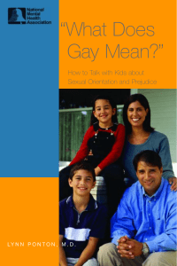 What Does Gay Mean? How to Talk with Kids about