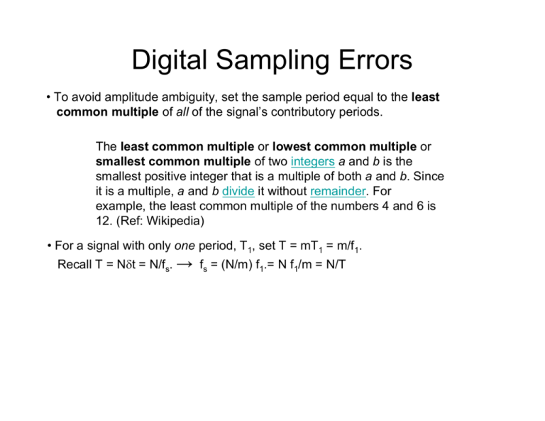 Smallest Common Multiple Of 65 And 91