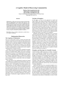 A Cognitive Model of Discovering Commutativity