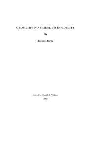 GEOMETRY NO FRIEND TO INFIDELITY By James Jurin