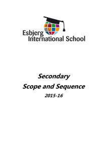 Secondary - Esbjerg International School